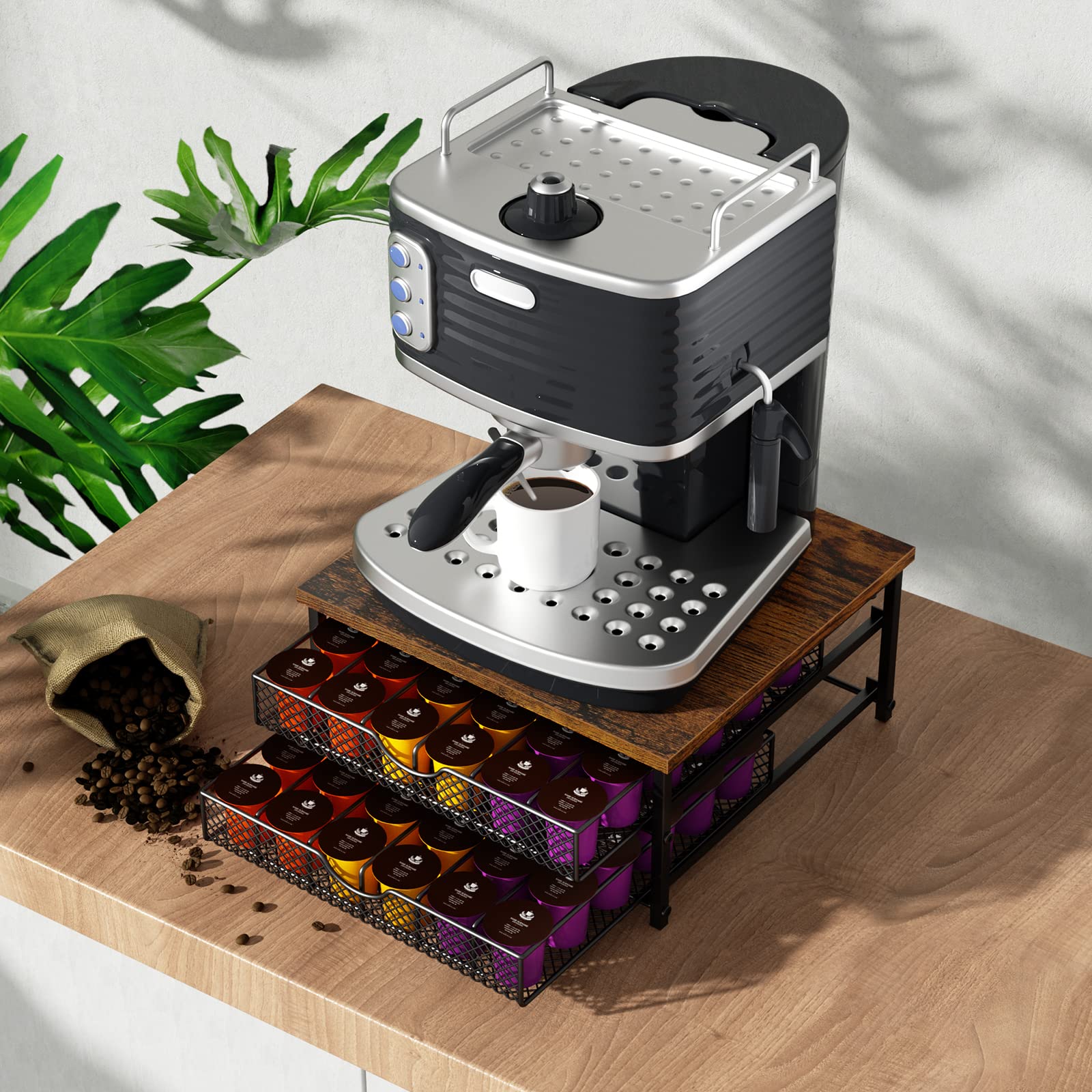 CADUKE sliding baskets with stopper for smooth, safe operation