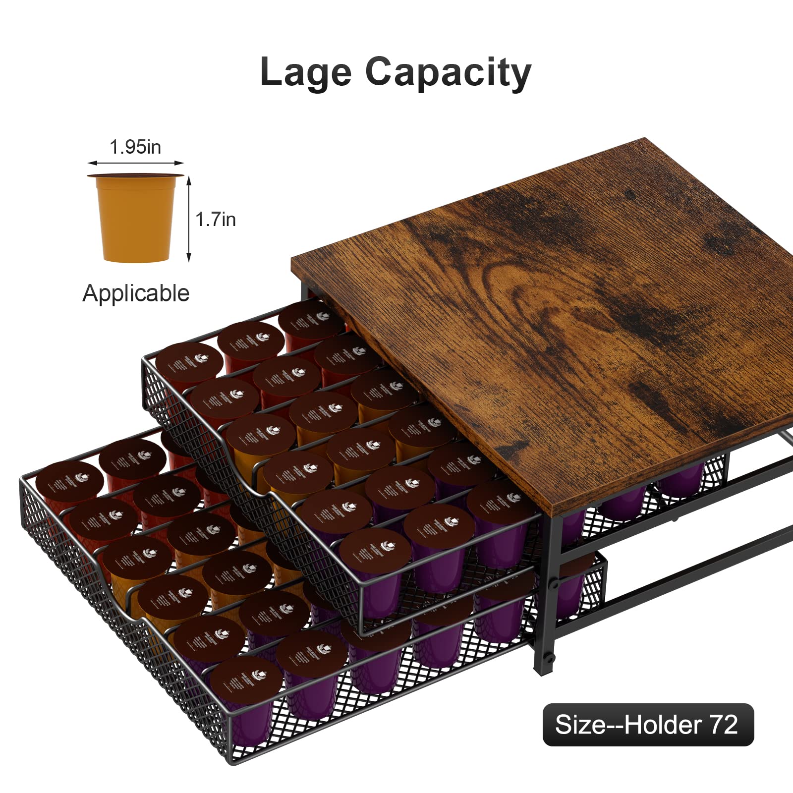 CADUKE stackable design allows multiple units to expand storage