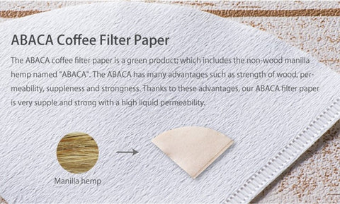 CAFEC forest-sustainable paper filter promotes responsible sourcing for daily rituals.
