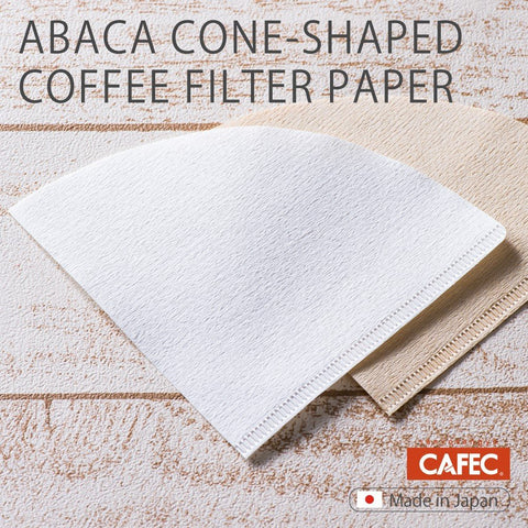 CAFEC strong filter paper for pour-over ensures reliable performance.