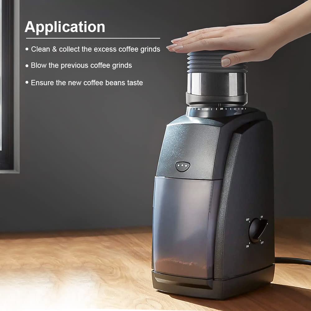 CAFEMASY 110g capacity hopper ideal for single-dose grinding