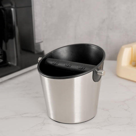 CAFEMASY compact footprint fits small home bars near the drip tray.