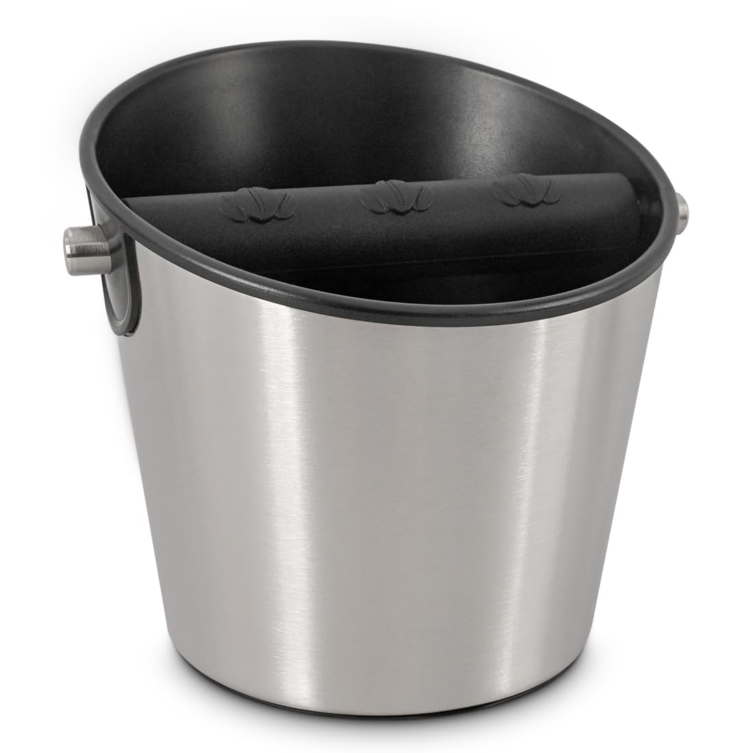 CAFEMASY knock box bar with 12.2 cm opening for quick puck disposal.