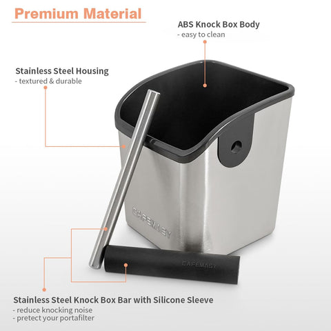 CAFEMASY luxe design complements most kitchens and coffee stations.