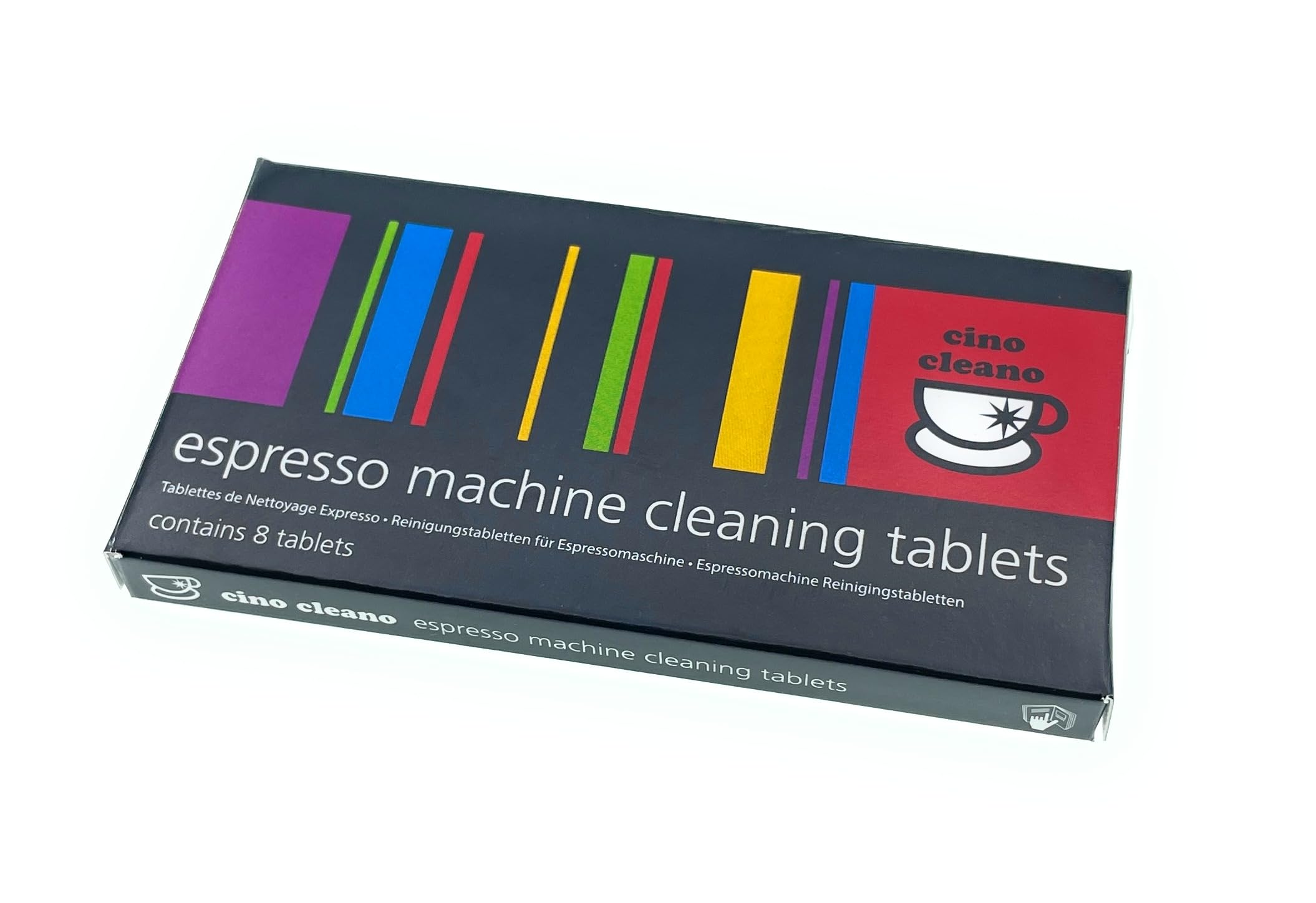 Cafetto Cino Cleano tablets for Breville espresso machines descaling and maintenance.