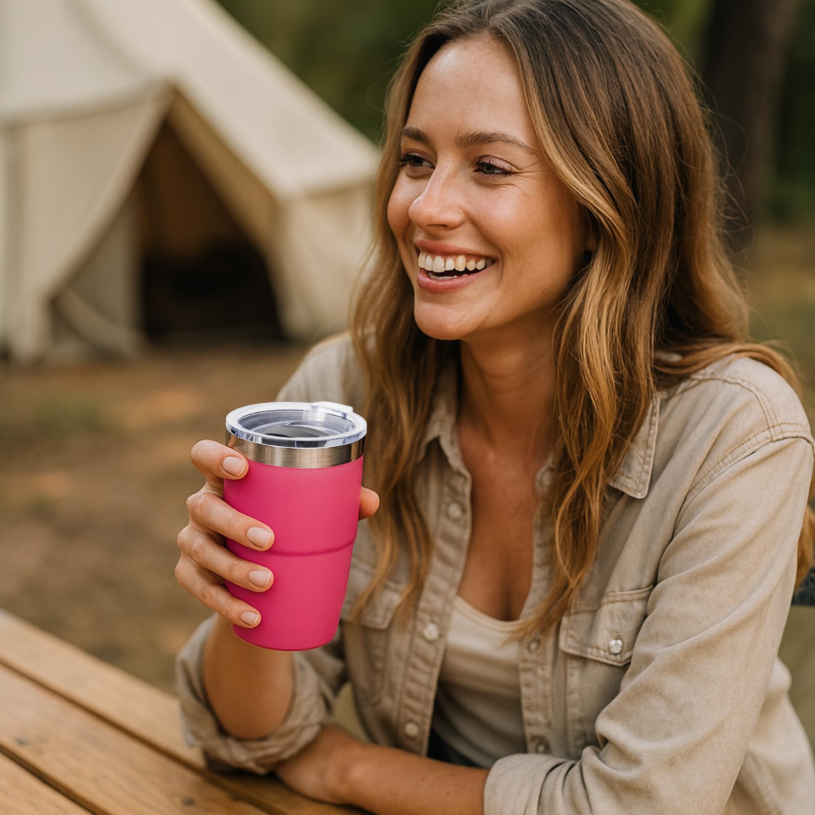 Cafezi dishwasher-safe cup for easy cleaning after drinks.