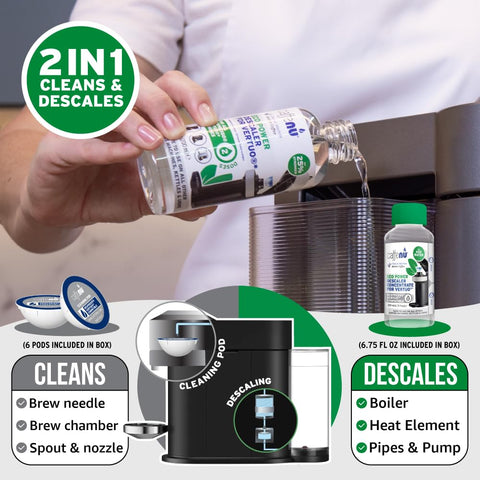 Caffenu kit packaging and clear usage instructions