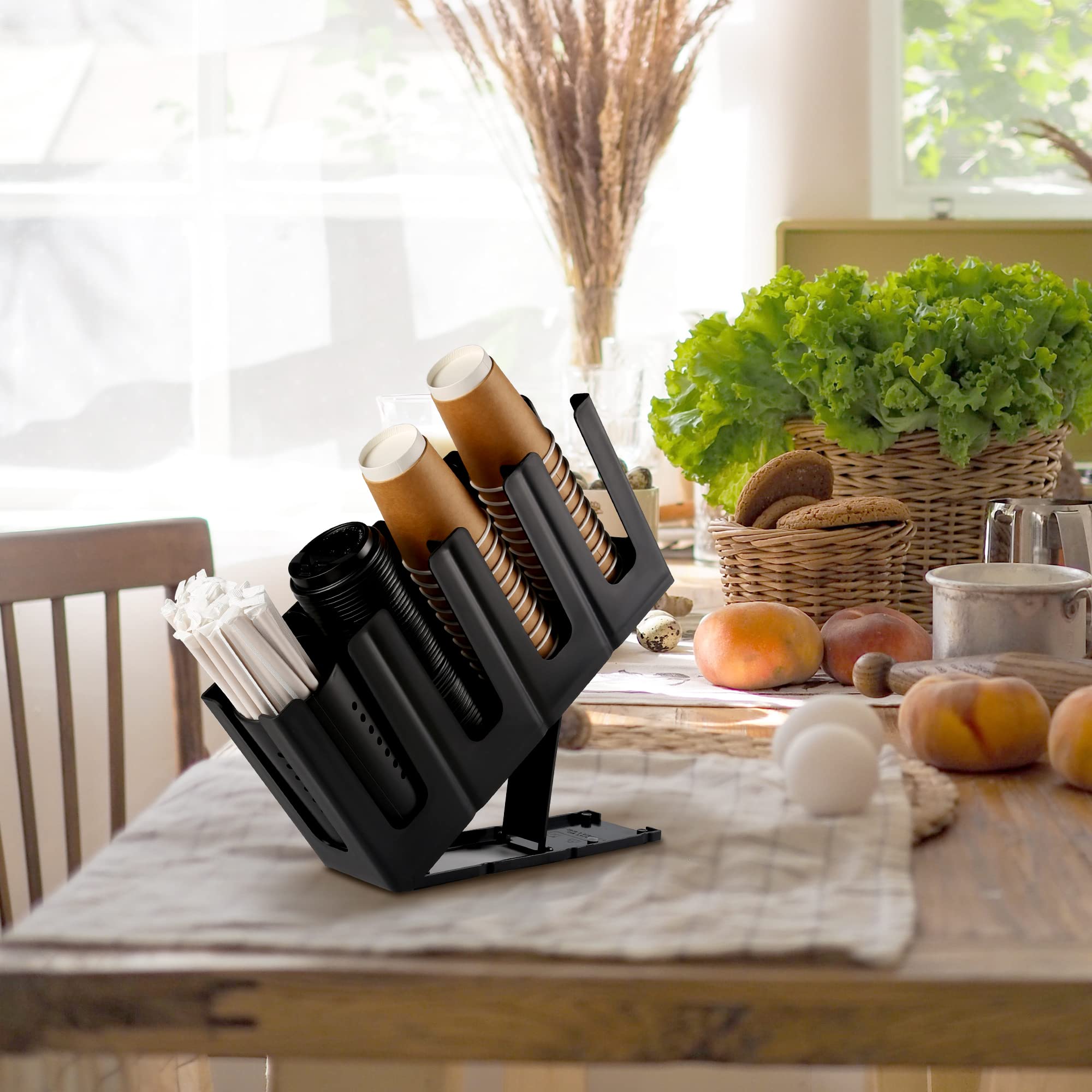 Cairondin counter-top coffee station organizer for busy venues