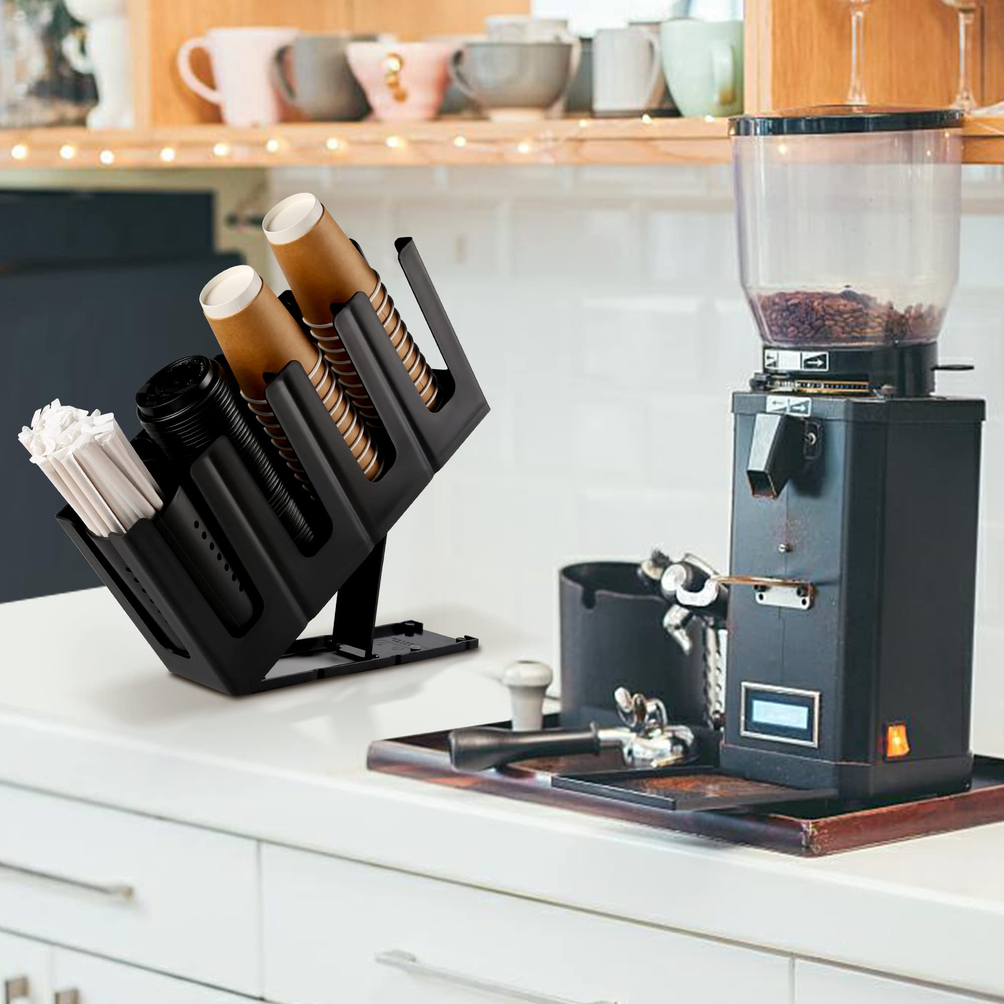 Cairondin disposable coffee cup dispenser dispensing cups neatly