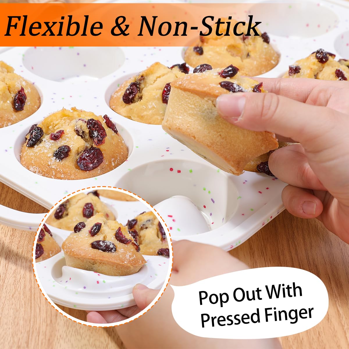 CAKETIME muffin pan ideal for egg bites and mini-quiches.