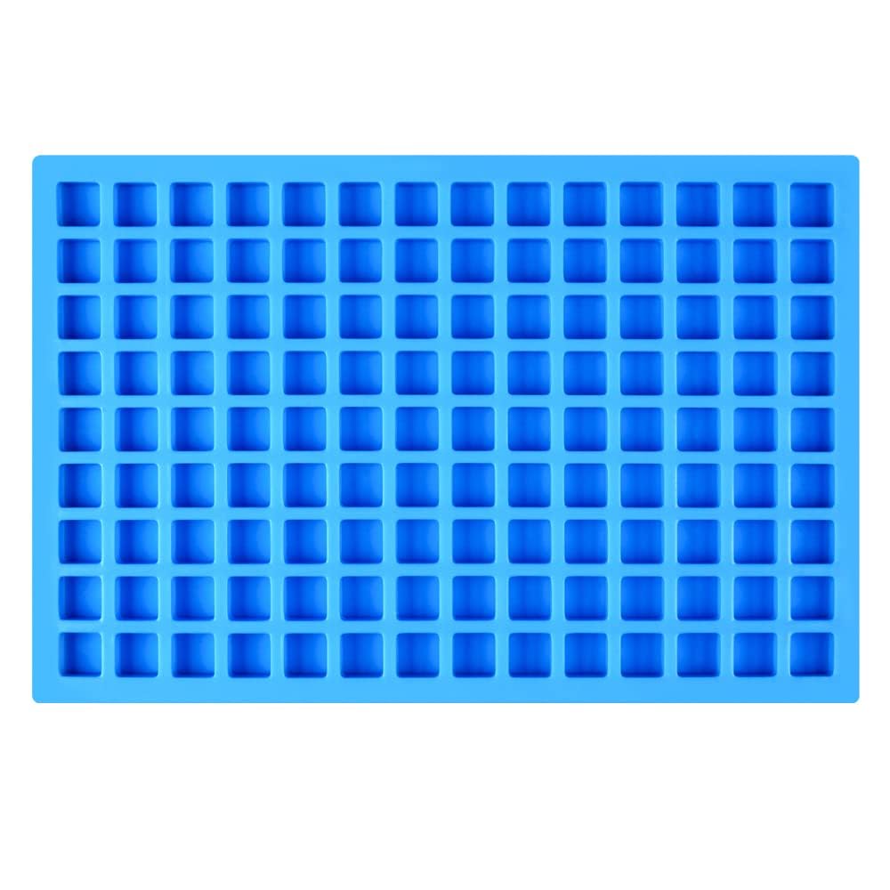CAKETIME mini square mold cavity detail showing 2 ml capacity