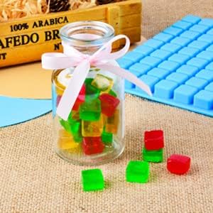 CAKETIME mult-use mold for candy, chocolate, and ice cubes ready for decorating