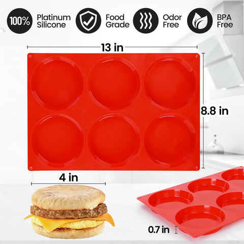 CAKETIME non-stick silicone molds with easy-release surface for simple baking