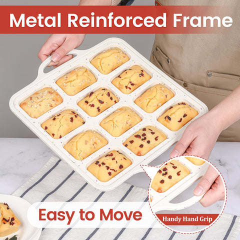 CAKETIME 12-cup pan size fits small-batch recipes like muffins.