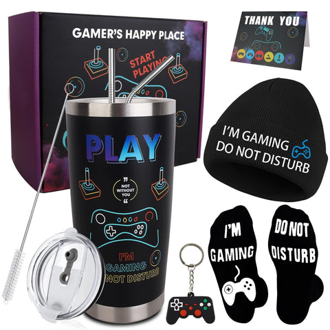 CAKKA Gamer Gifts tumbler for BPA-free insulation and hours of warmth or cooling