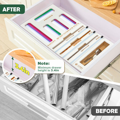 Calmbee drawer storage box keeps kitchen clips and small items organized