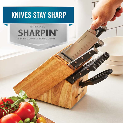Calphalon Classic 7in Santoku knife for clean, efficient chopping
