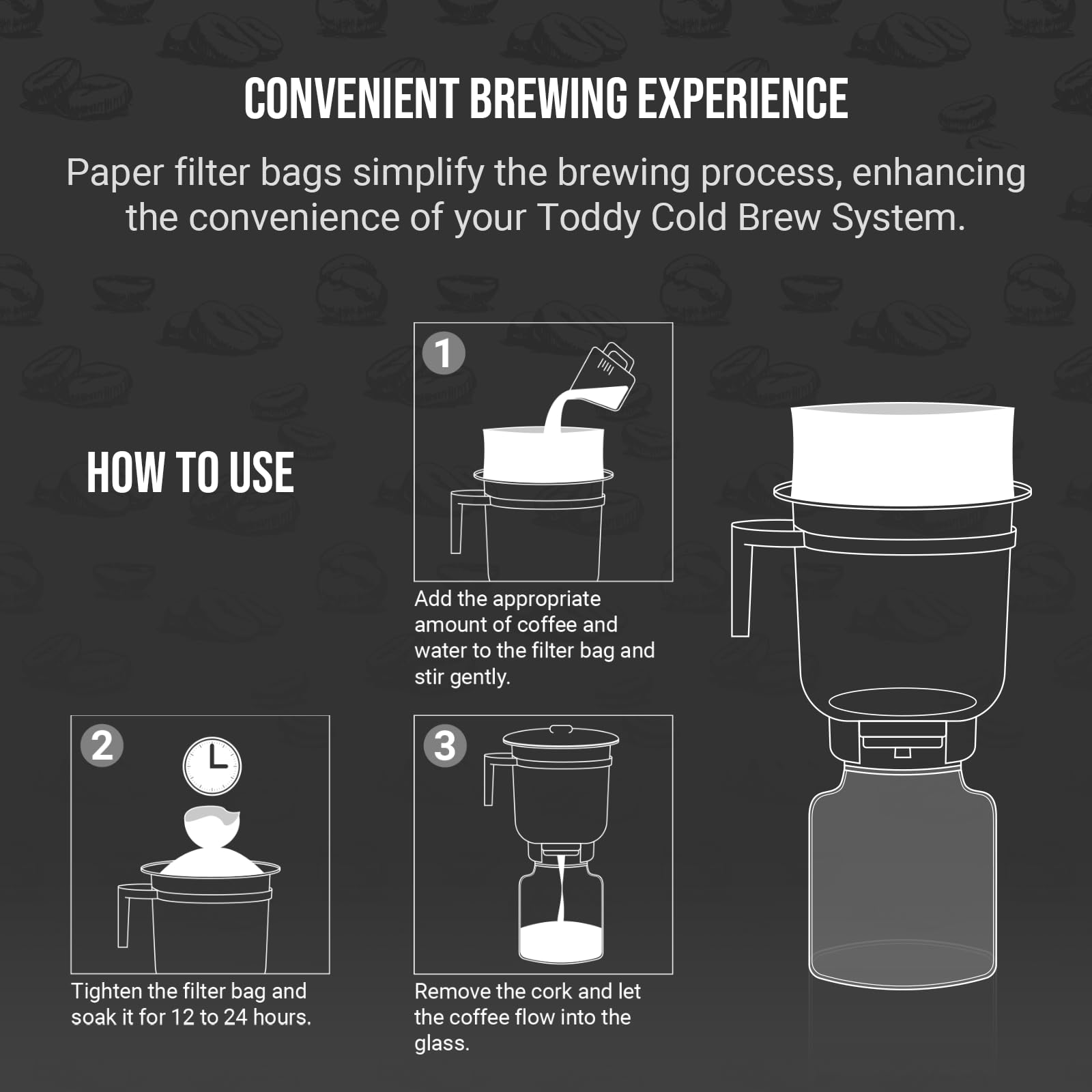 Calvana Toddy filters: durable materials for frequent brews