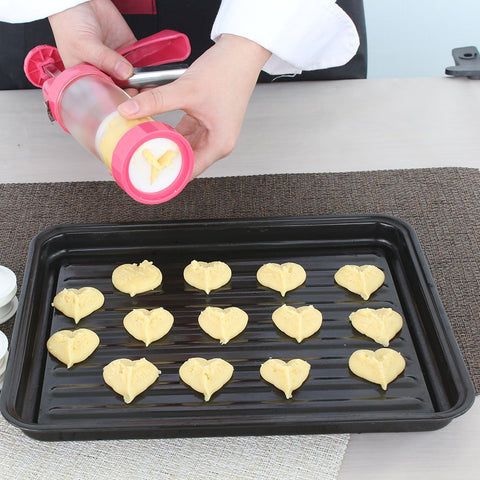 Cambom biscuit decorating set helps create charming homemade cookies.