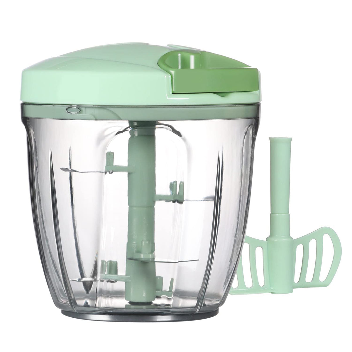 Cambom manual food chopper lid ABS for sturdy, safe use.