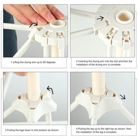 Cambom Pasta Drying Rack is dishwasher-safe for easy cleaning.