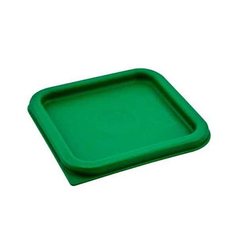 Cambro CamSquare lid for 2 and 4 qt containers keeps contents secure and organized in busy kitchens.
