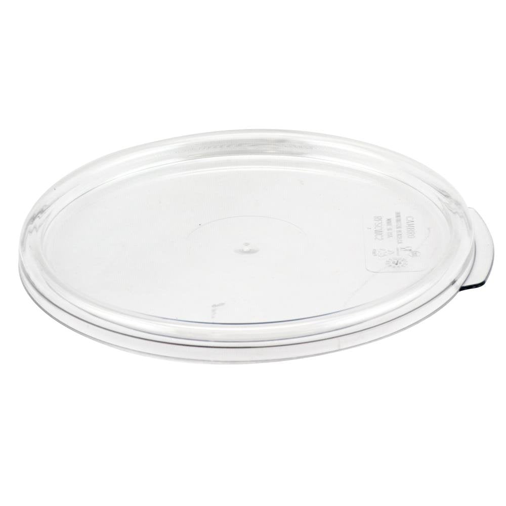 Cambro Camwear 2-quart container in fridge for quick leftovers checks