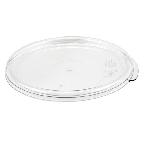 Cambro Camwear 2-quart container in fridge for quick leftovers checks