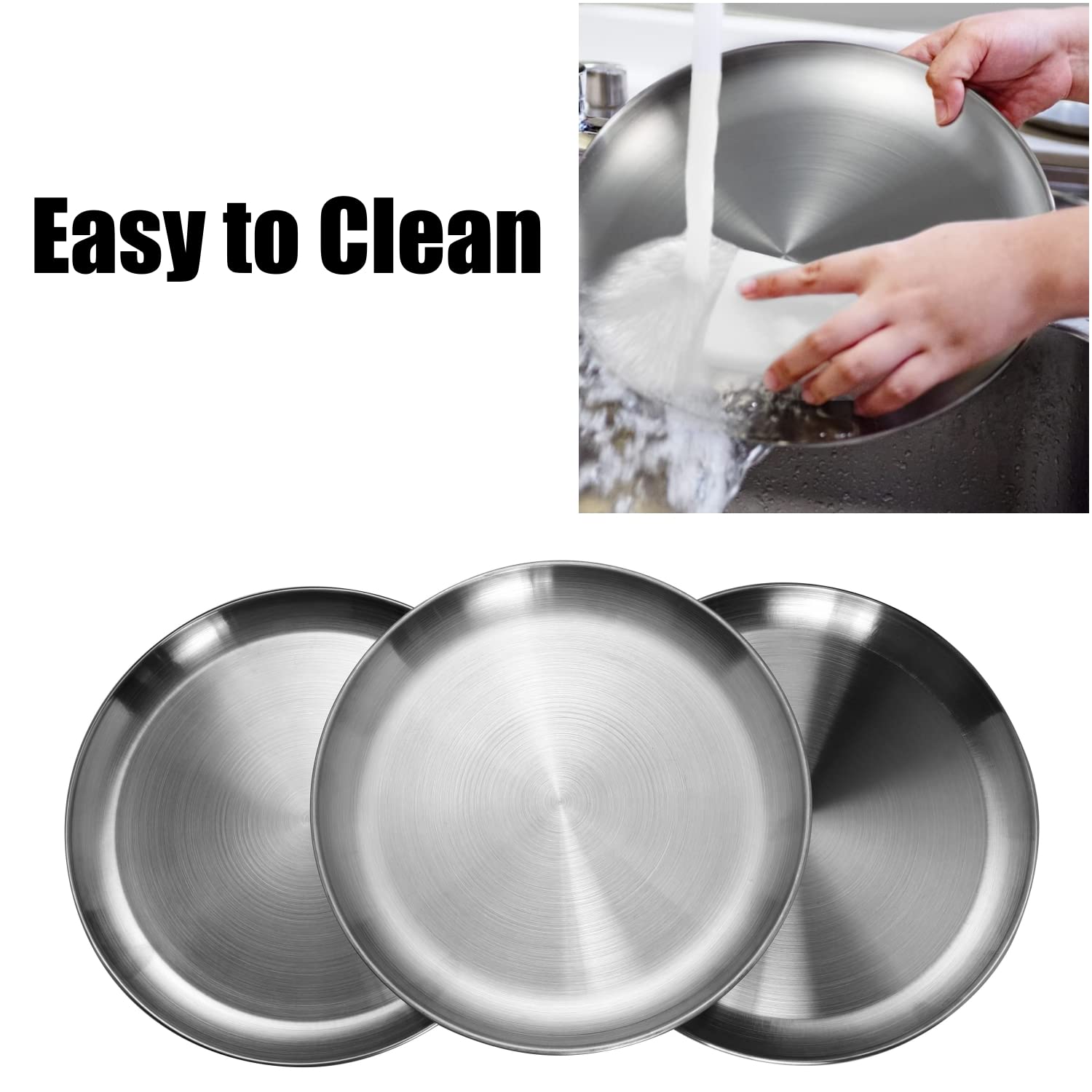 Outdoor picnic with CAMBUY 9-inch plates for casual dining