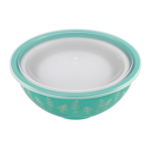 Camco durable melamine camping dishware resists wear.