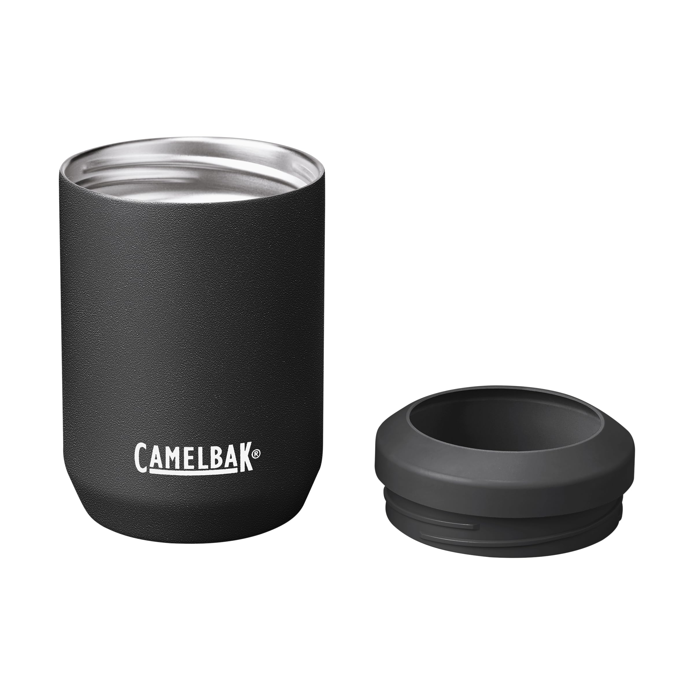 CamelBak Horizon Can Cooler outdoor setting communicates cooling performance on sunny hikes.