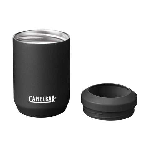 CamelBak Horizon Can Cooler outdoor setting communicates cooling performance on sunny hikes.