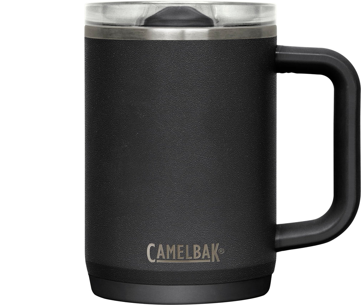 CamelBak Thrive Mug with leak-proof lid keeps drinks secure on the move