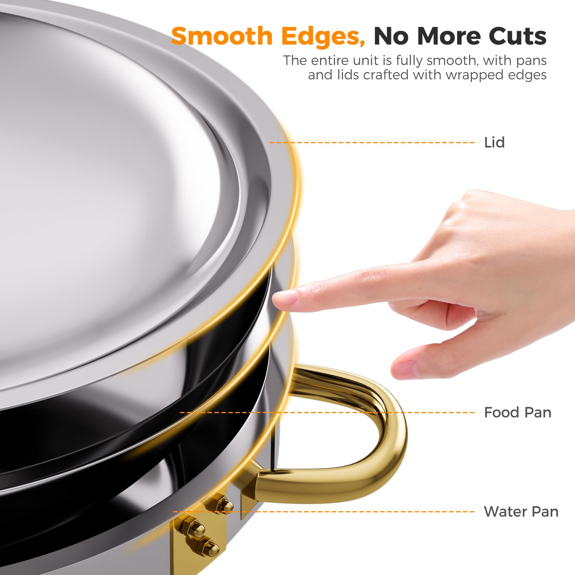 CAMMOO keep-warm feature maintains hot dishes for guests