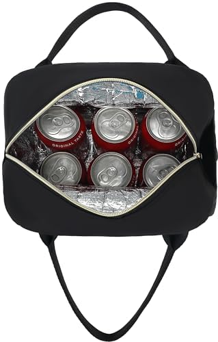 CAMTOP black insulated lunch tote ready for daily routine
