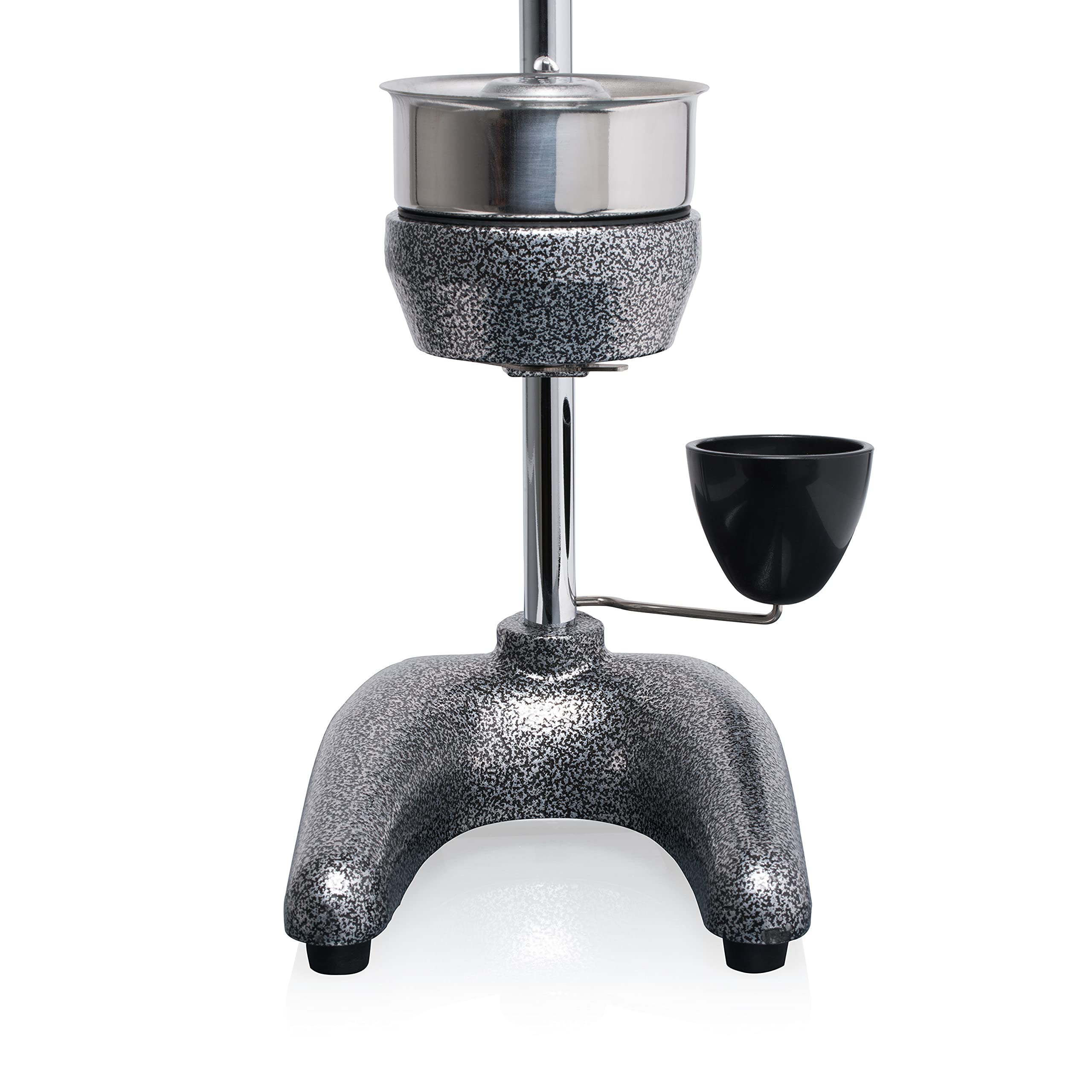 Can-Can juicer highlights stainless steel contact parts for easy cleaning.