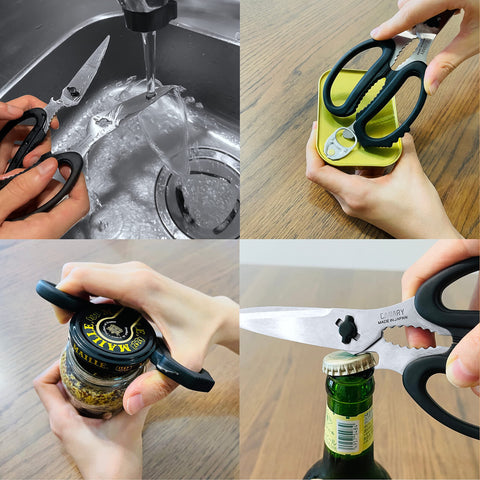 CANARY multipurpose handle with built-in tools for convenient kitchen tasks