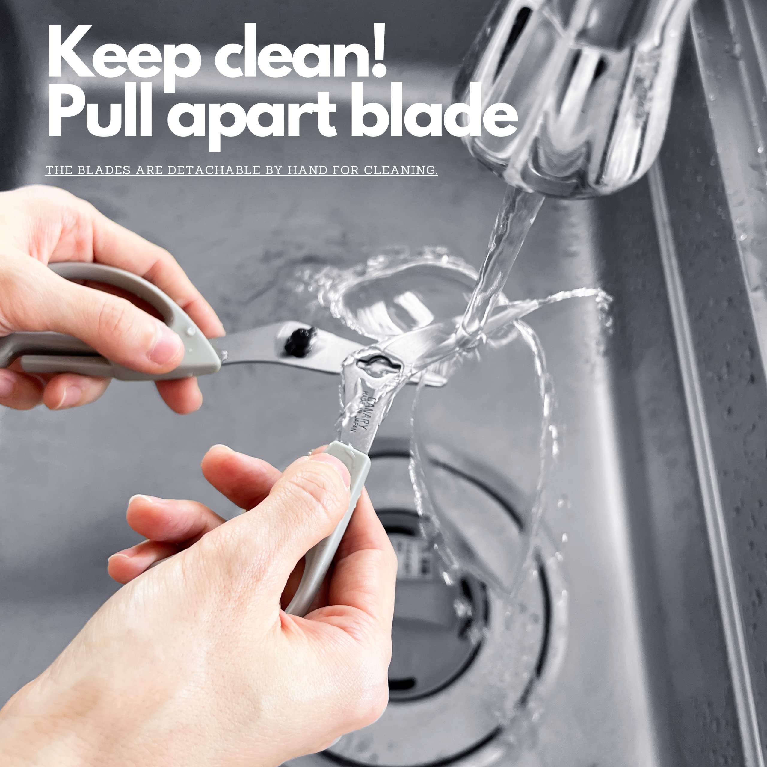 CANARY anti-rust Japanese stainless steel construction.