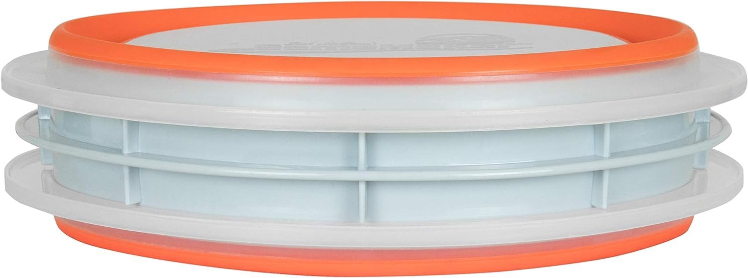 CanCooker batter mixer transparent sides for even coating.