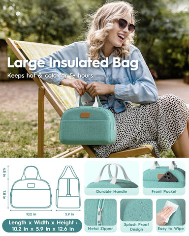 Leak-proof seal and four side-locking clips prevent spills