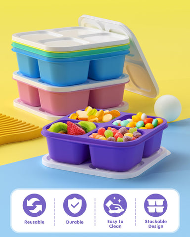 Canfanni lunch containers with easy-open lids simplify packing.