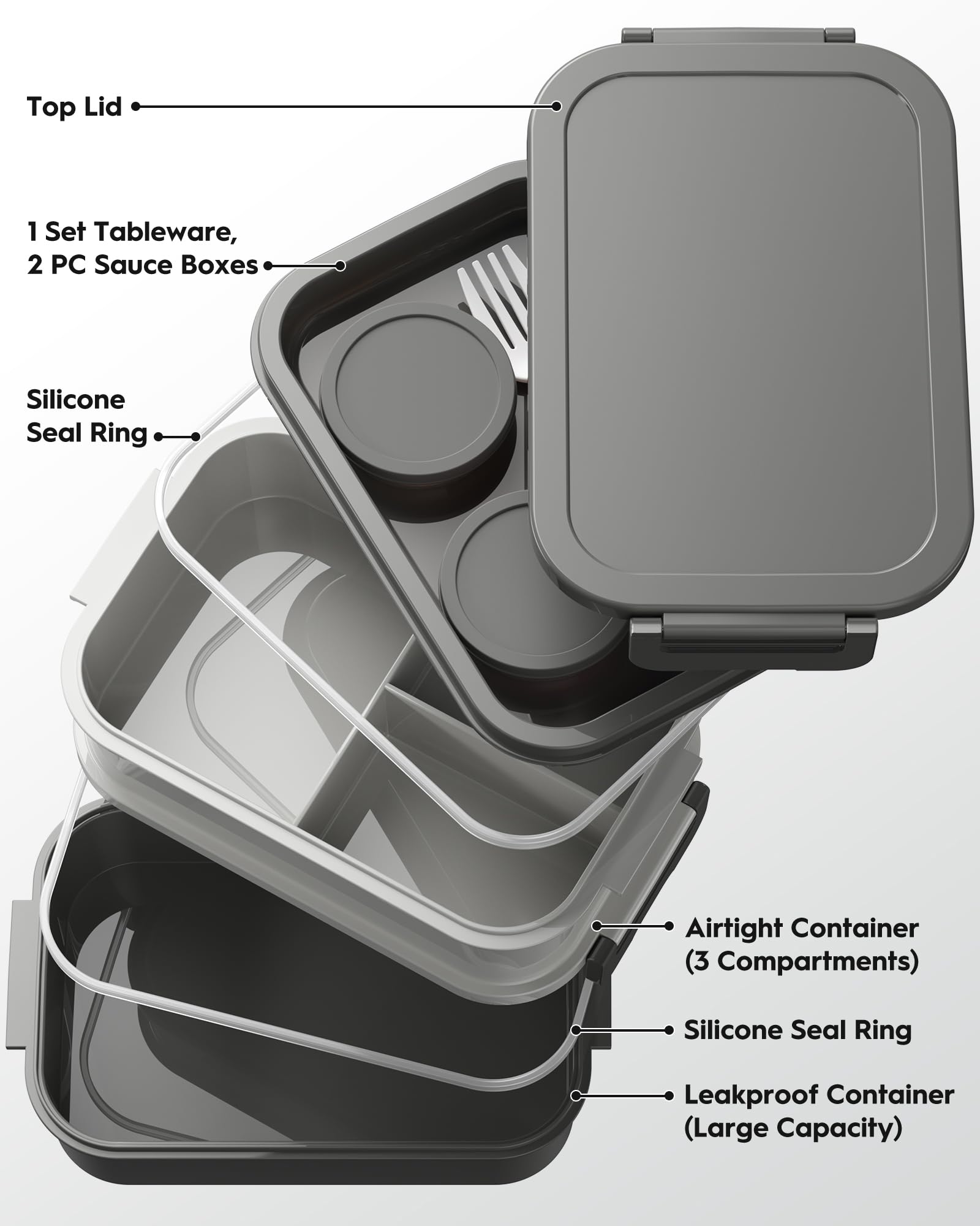 Canfanni insulated lunch bag maintains hot or cold meals during commutes.