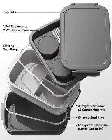 Canfanni insulated lunch bag maintains hot or cold meals during commutes.