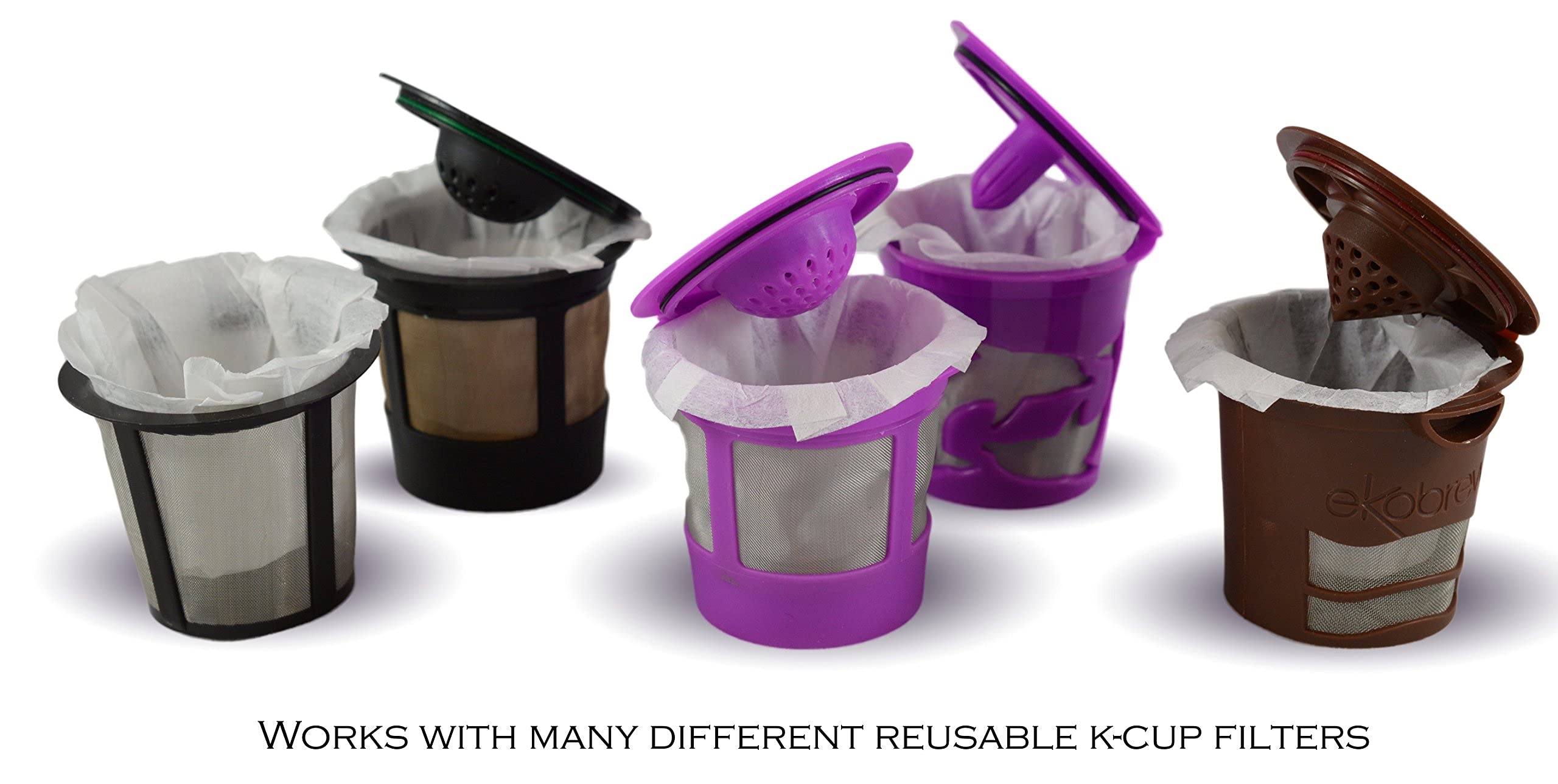 CanFly filter being easily installed into a reusable K-Cup for quick use.