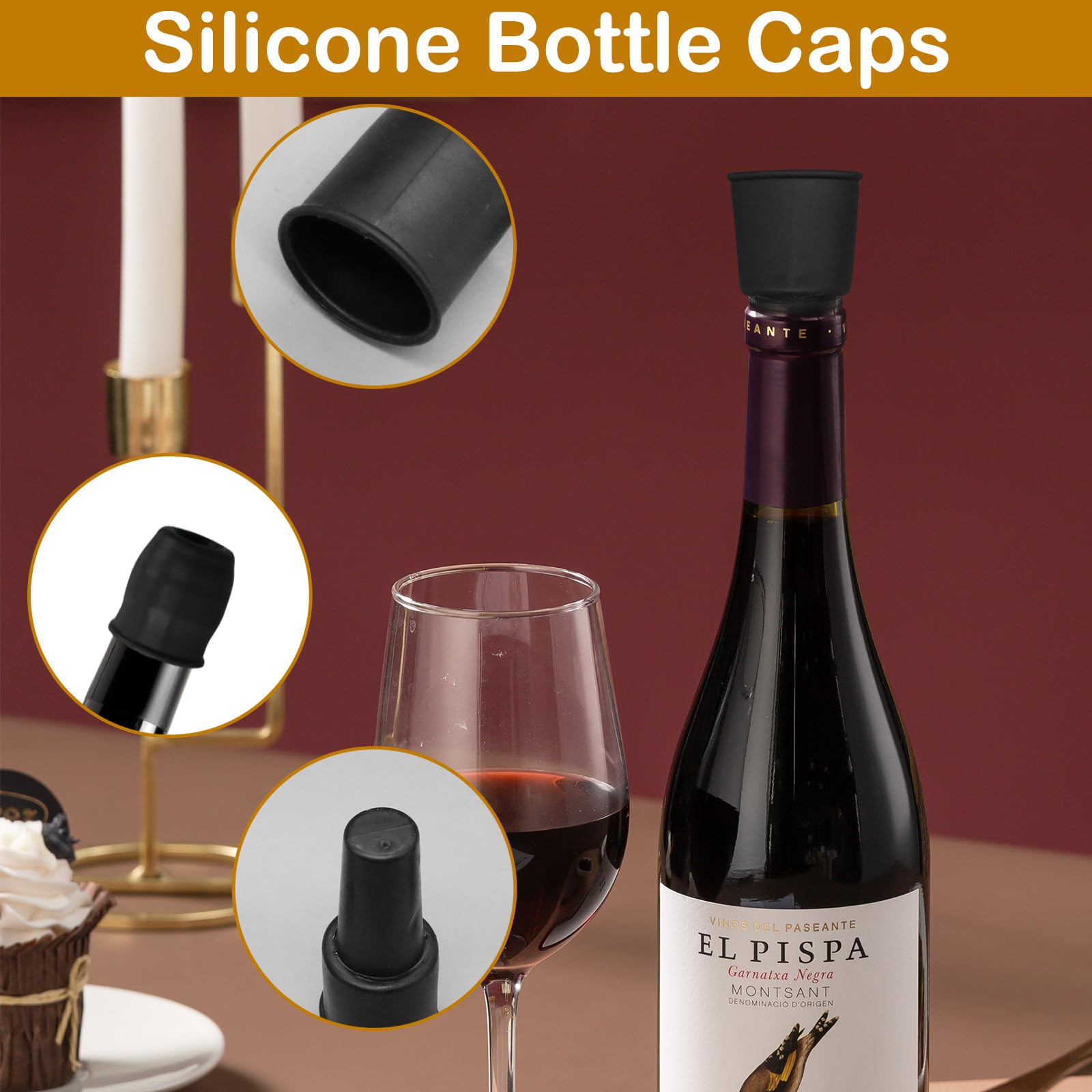 CANIPHA silicone stopper is easy to clean and durable for repeated use.