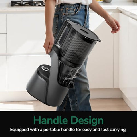 Powerful AC motor delivers consistent extraction and high yield.