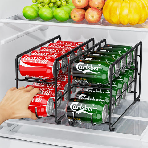 Canyave tilt rolling design moves the oldest can to the front