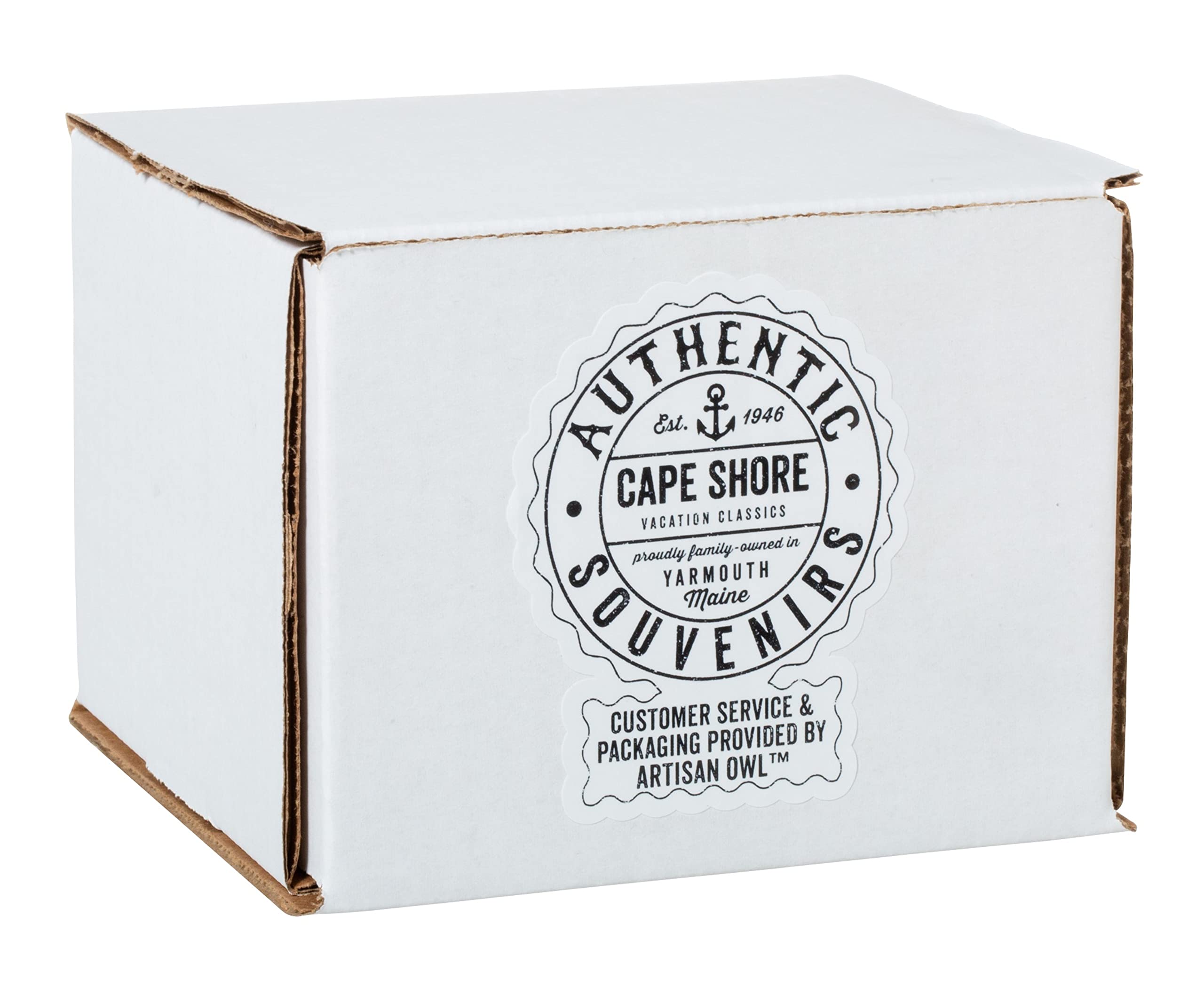 Cape Shore 18oz stoneware mug highlighting generous capacity for coffee.