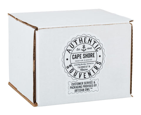 Cape Shore 18oz stoneware mug highlighting generous capacity for coffee.