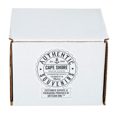Cape Shore hand-glazed stoneware mug, unique finish elevates everyday sipping.